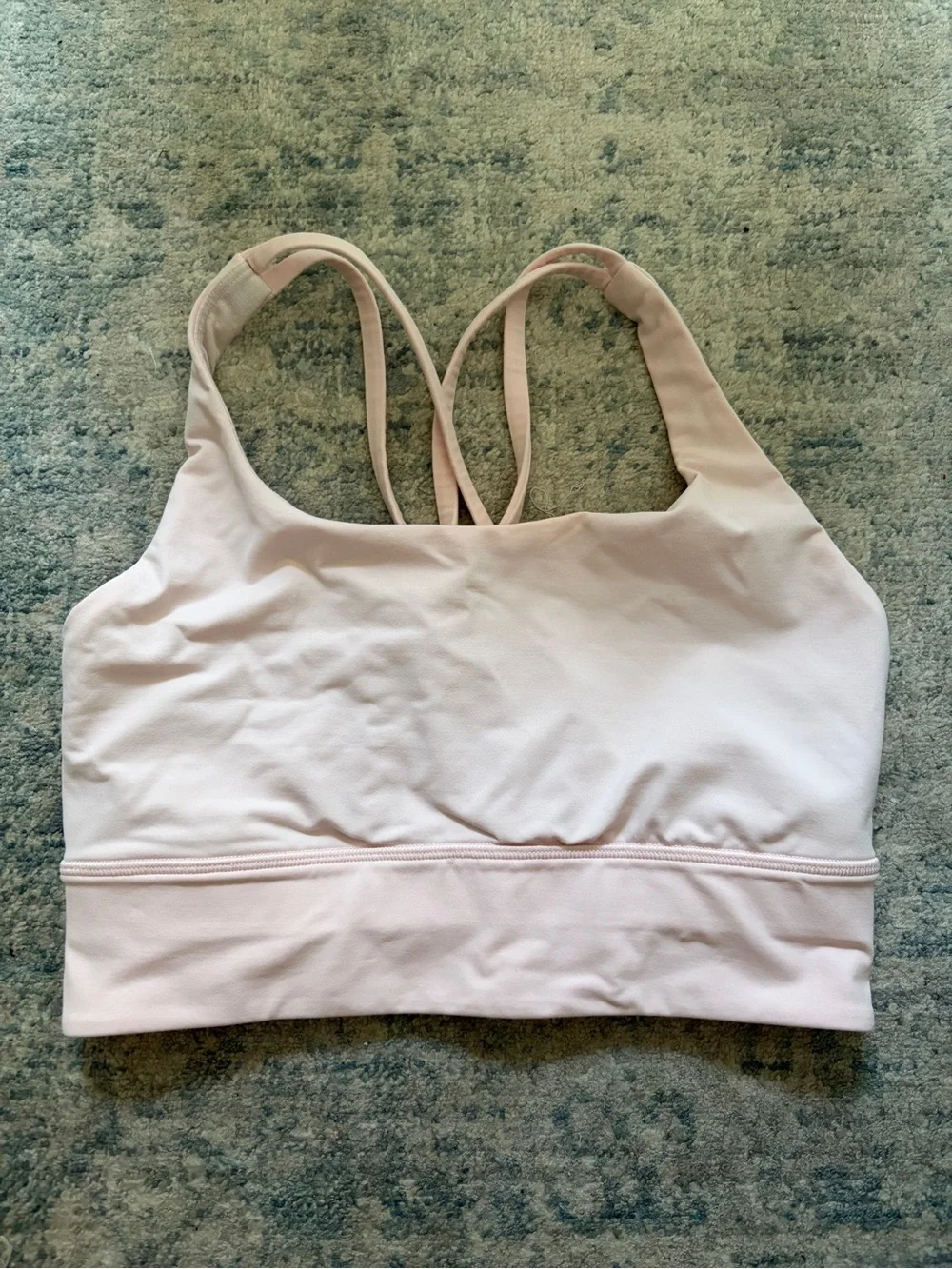 lululemon Energy Longline Bra *Medium Support, B-D Cups Size 6 Pearl Pink